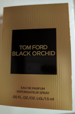New Tom Ford Black Orchid Eau de Parfum Sample Spray Vial Card 1.5