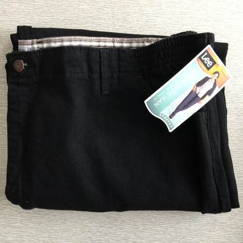 Lee Women's Denim Black Jean Pants Plus 