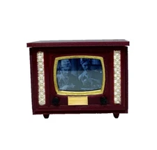 TINY TV Miniature Dollhouse Working TV Handmade