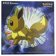 Pokemon Collect 'em Stick-Ups Eevee #133 Large 4” Sticker Priss Prints