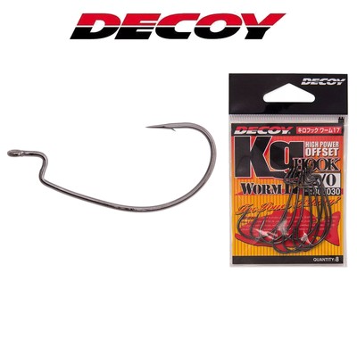 DECOY Kg High Power Offset Hook Worm17 | kräftige stabile Haken aus Japan #6-5/0