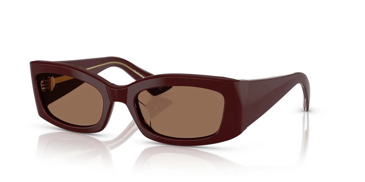 Oliver Peoples Red Brown Sunglasses for Women for sale | eBay display picture 1