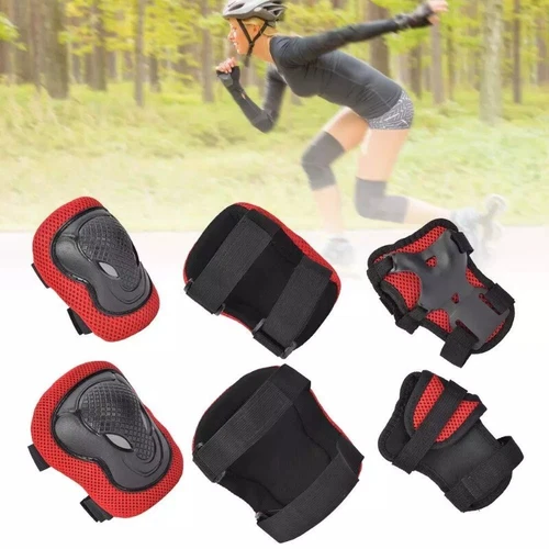 6Stk Schutzausrüstung Set Protektoren Kinder Knieschoner Schoner Inline Skates!! - Bild 40 von 49