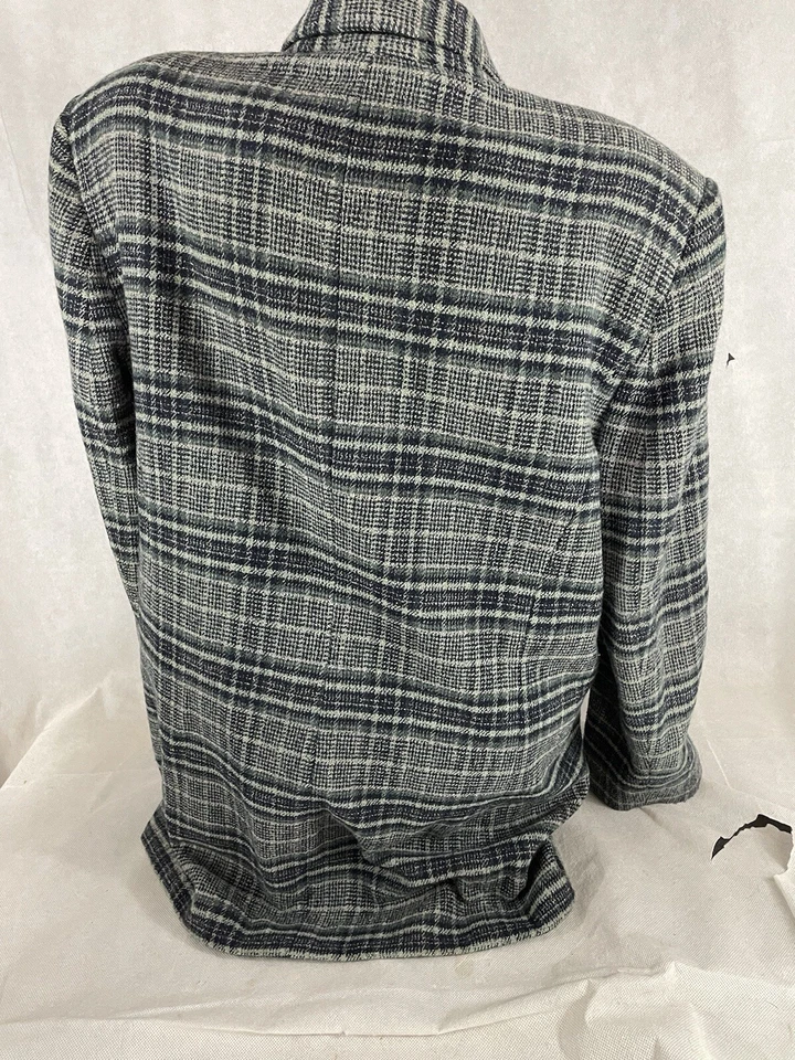 Blazer Karen Kane Mezcla Lana Cachemira Mujer 10 Chaqueta Doble Botón Estilo de Vida Foto 3 de 4