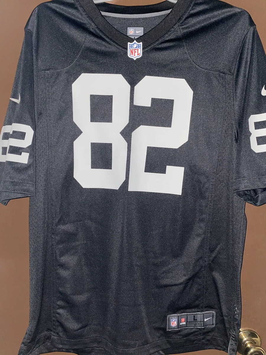 Nike Jordy Nelson #82 Las Vegas raiders Jersey Mens LARGE rare NWOT Oakland  NFL