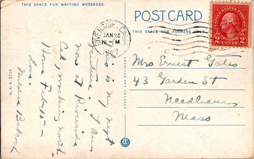 Cartolina Costituzione Plaza Juarez Messico Diviso Retro Francobollo 1927 - Foto 2 di 2