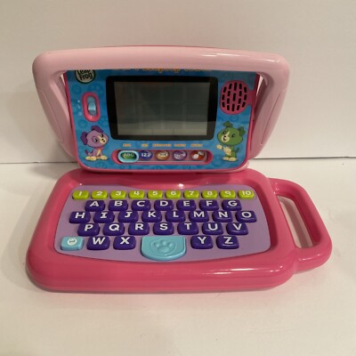 Leap Frog 2 in 1 Leaptop Touch Learning For Kids Toy Educational Pink Laptop