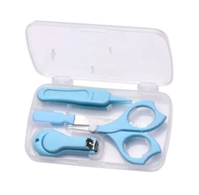 Baby Grooming Kit with Safety Baby Nail Clippers Nail File Nail Scissors Tweezer