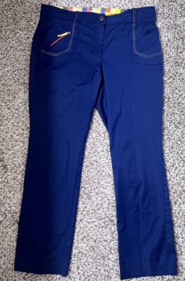 MACAW Sports Clothing Blue Windbreaker Pants Women’s Size 31 Waist