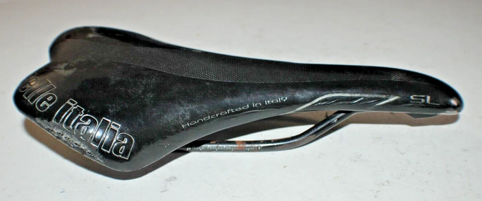 Sillín de bicicleta Selle Italia SL 270/140 mm negro fibra de vidrio hecho en Italia remitente de EE. UU. Foto 2 de 4