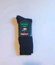 Wigwam Vintage NOS Outdoor Trek Wool Blend Socks Shoe SZ 8-10 M U.S A. Made