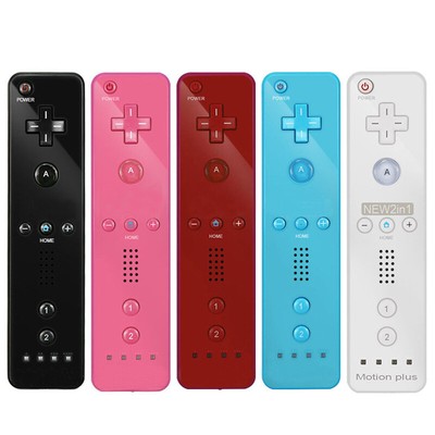 Wii Game Remote Controller Built-in Motion Plus Joystick Joypad for Ninte.cf