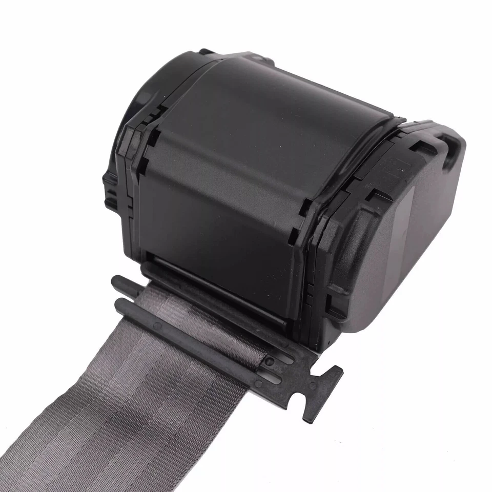 Kit de 2 correas de cinturón de seguridad retráctiles de 3 puntos grises para vehículo Foto 4 de 4