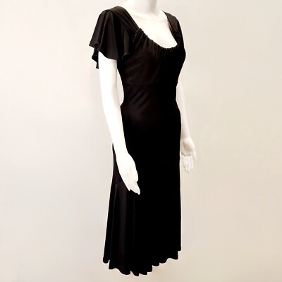 Michael Kors Collection Women Black Cocktail Dress Size 6 Made in ITALY |  eBay