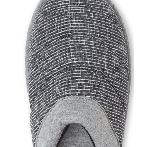 Zapatillas raspadas para hombre DF by Dearfoams nuevas con etiquetas pequeñas 7-8 zueco sin cordones espuma viscoelástica - Imagen 5 de 7