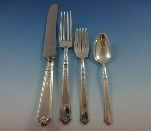 Princess Patricia By Durgin-Gorham Sterling Regular Size Place Setting(s) 4pc