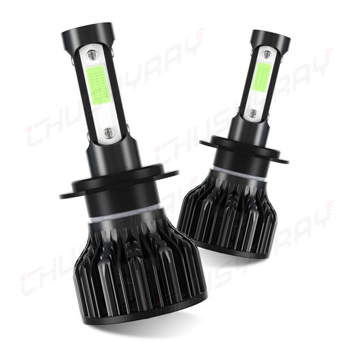 Combo H7 LED Headlight Bulbs Kit High Low Beam Super Bright 8000K Xenon Blue - Picture 13 of 14