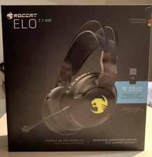 ROCCAT Elo 7.1 Air Wireless RGB Gaming Headset, Surround Sound, Barely Used