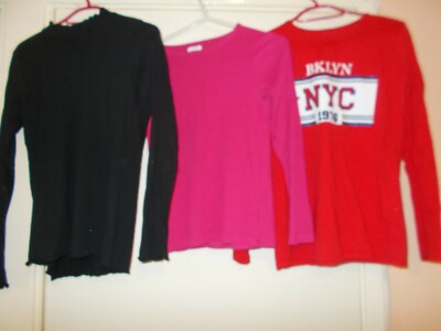 3X Primark Next Mädchen Langarmshirts Alter 11-12 Jahre