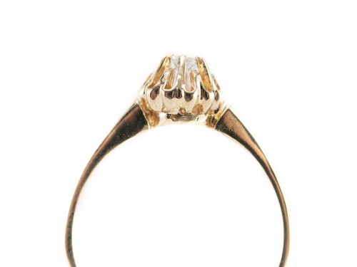 The Cathedral Diamond Solitaire Engagement Ring by Elizabeth Henry - Picture 8 of 9