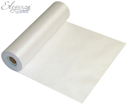 CHRISTMAS SPARKLE ORGANZA ROLL TABLE RUNNER 30CM x 20M 4 COLOURS XMAS DECOR - Imagen 2 de 8