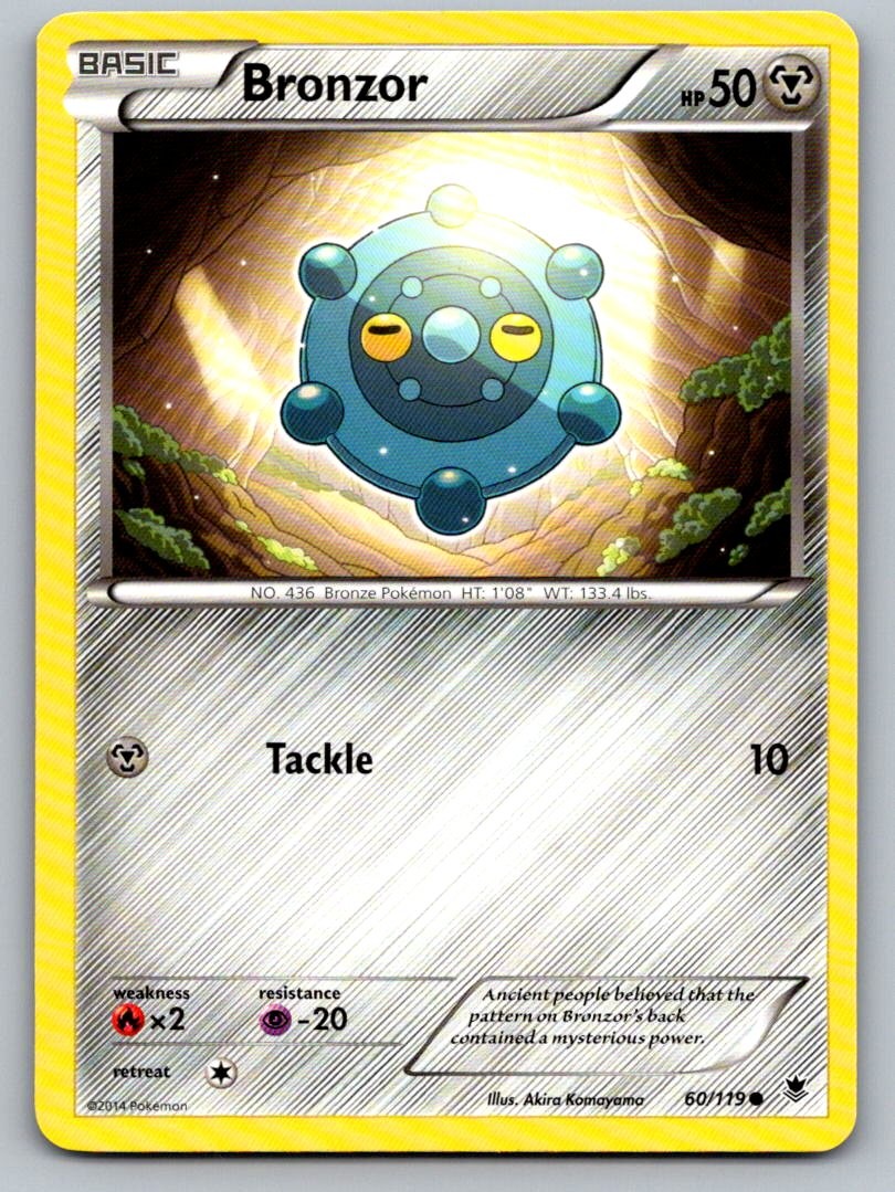 Bronzor 60/119 Common Phantom Forces Pokemon Lightly Played