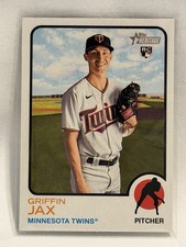 Topps 2022 Heritage Griffin Jax #268 Rookie Minnesota Twins Baseball Card