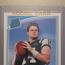 2018 Panini Donruss Rated Rookie Sam Darnold #301 New York Jets Football Card. rookie card picture