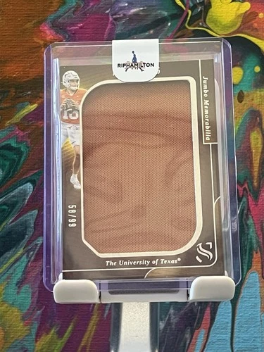 2025 Panini Silhouette Arch Manning /99 Jumbo Texas Longhorns Patch RC