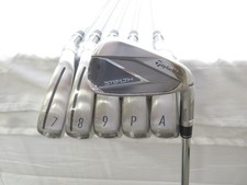 New TaylorMade Stealth Iron Set 6-PW,AW KBS Max MT 85g Stiff Flex Steel