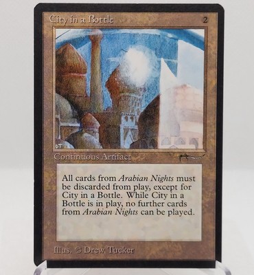 マジック：ザ・ギャザリング City in a Bottle ARN City in a Bottle 1x ARN MTG Arabian Nights Rare Vintage artifact