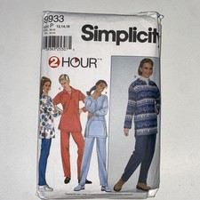 Simplicity 9933 Misses Tunic Top Pants Pattern - Size 12-14-16 -SEE NOTES