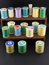 Vintage Sewing Thread Spool Lot JC Penney K-Mart