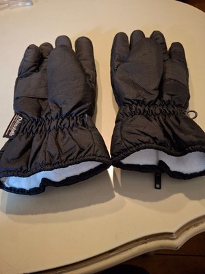 Skihandschuhe Thinsulate, schwarz ungetragen. Size M.  -trk3-