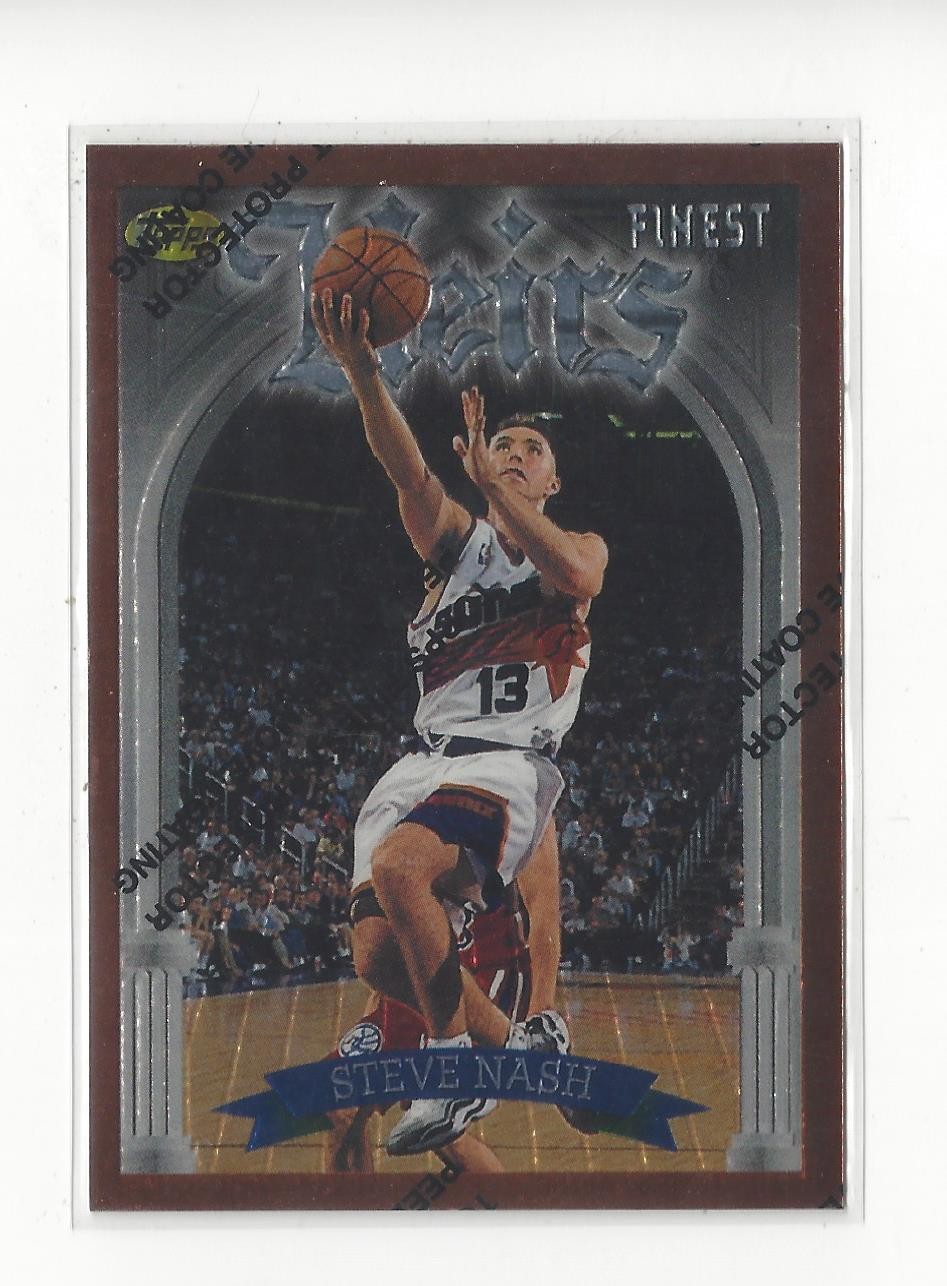 Steve Nash #217 (Basketball Cards 1996 Finest) — is it worth grading?