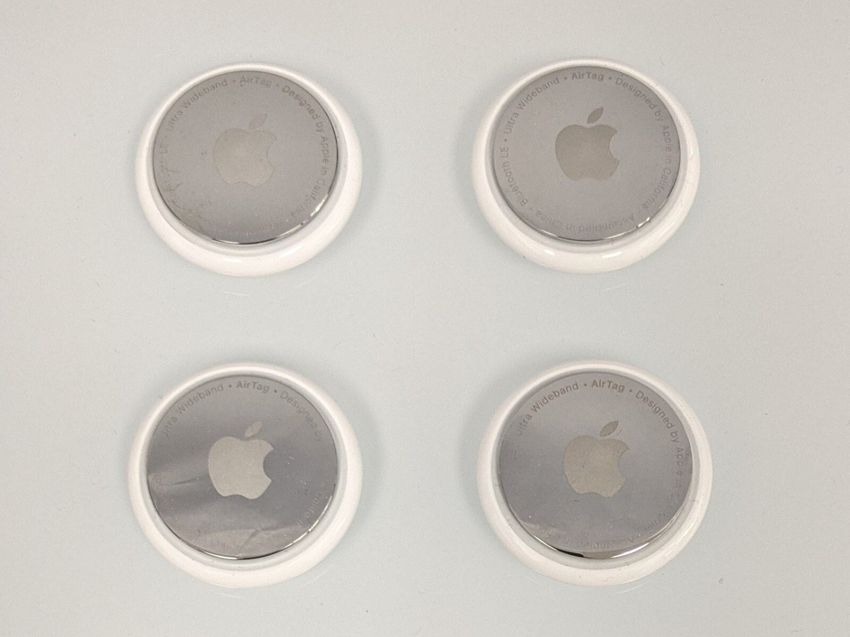 Genuine Original Apple AirTag MX532AM/A White Air Tag (4 Pack) | eBay