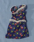 Vintage Barbie Clothes - MOD Era Barbie 7204 Bunt Gebluemt  Dress