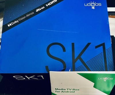 New Ugoos SK1 8K Ultra HD TV Box-for Android 128GB Open/Tested