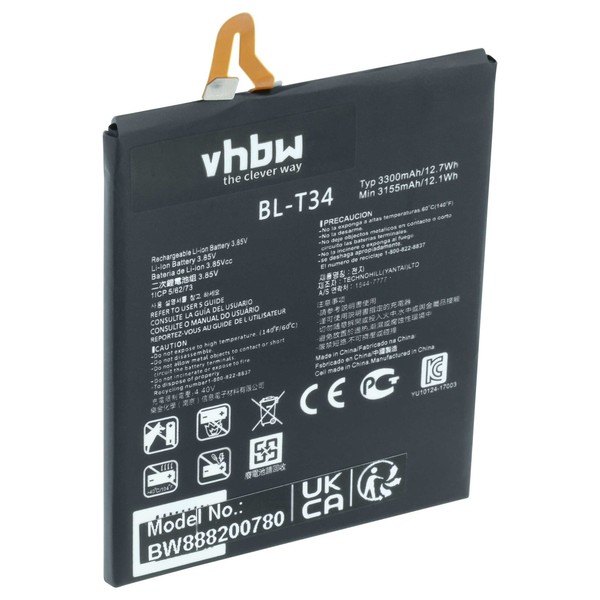 Akku FüR Lg V35 Thinq TD-LTE 3200Mah-image
