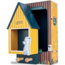 Hej Lönne Garderobe mit zwei Haken und Fach Kinderzimmer Garderobe Holz Kinder