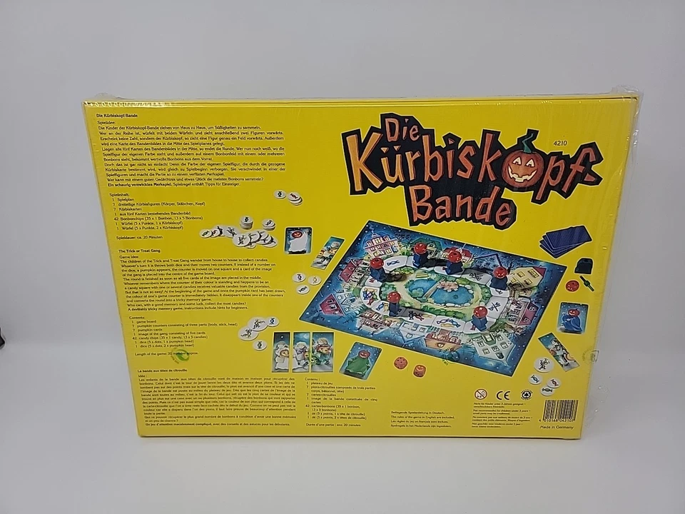 HABA 4210 Pumpkin Head Band Trick or Treat Gang Die Kurbiskopf Bande Game SEALED - Image 2 of 4