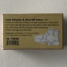 Hydrologic 1/4” Leak Detector & Shut-Off Valve HL19022 NEW