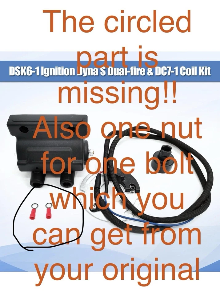 DSK6-1 Ignition Dyna S Dual fireDC7-1 Coil Kit Compatible with 1971-2003 Harley - Image 2 of 4