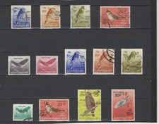 timbres Birmanie année 1964 et 1968 - Oiseaux au choix