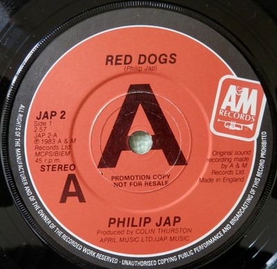 Philip Jap - Red Dogs (7'', Single, Promo)
