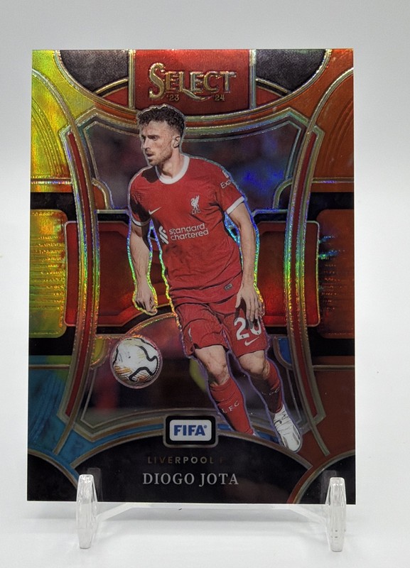 2023-24 Panini Select FIFA - Mezzanine Diogo Jota #118 Tie-Dye Prizm /30