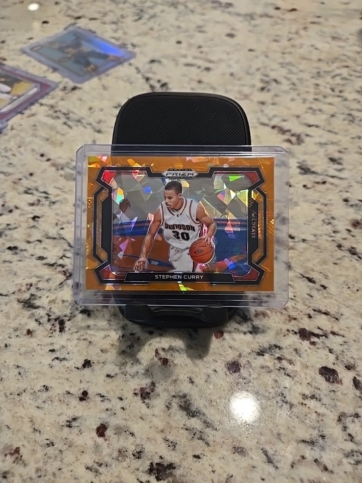 2024 Panini Prizm Draft Picks - Stephen Curry #77 Orange Ice Prizm