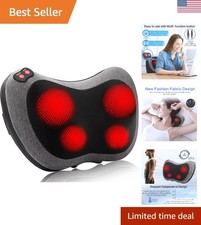 Shiatsu Back Massager with Heat, Deep Tissue Massage Pillow for Neck,Shoulder...