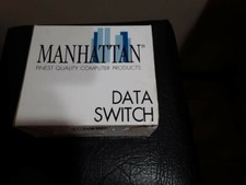 Manhattan Data Transfer Switch Box Manual AB2 Position Computer PC