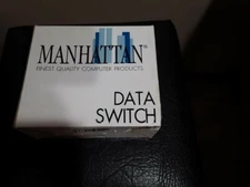 Manhattan Data Transfer Switch Box Manual AB2 Position Computer PC 